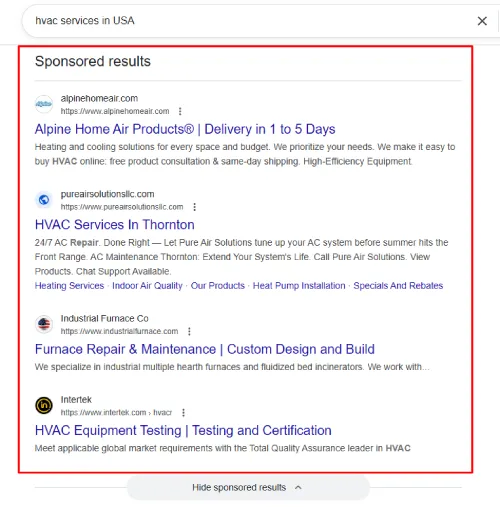 Google Ads for HVAC Marketing