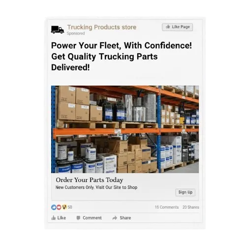 Meta Ads Trucking Products