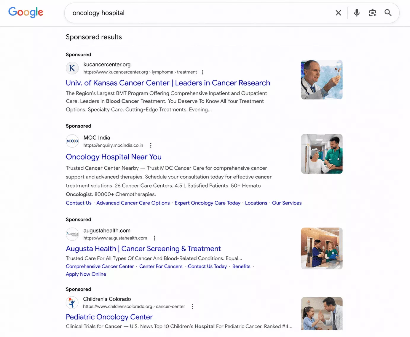 cancer care marketing services